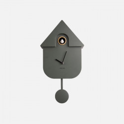 8GR Wall clock Modern Cuckoo jungle green [Display]